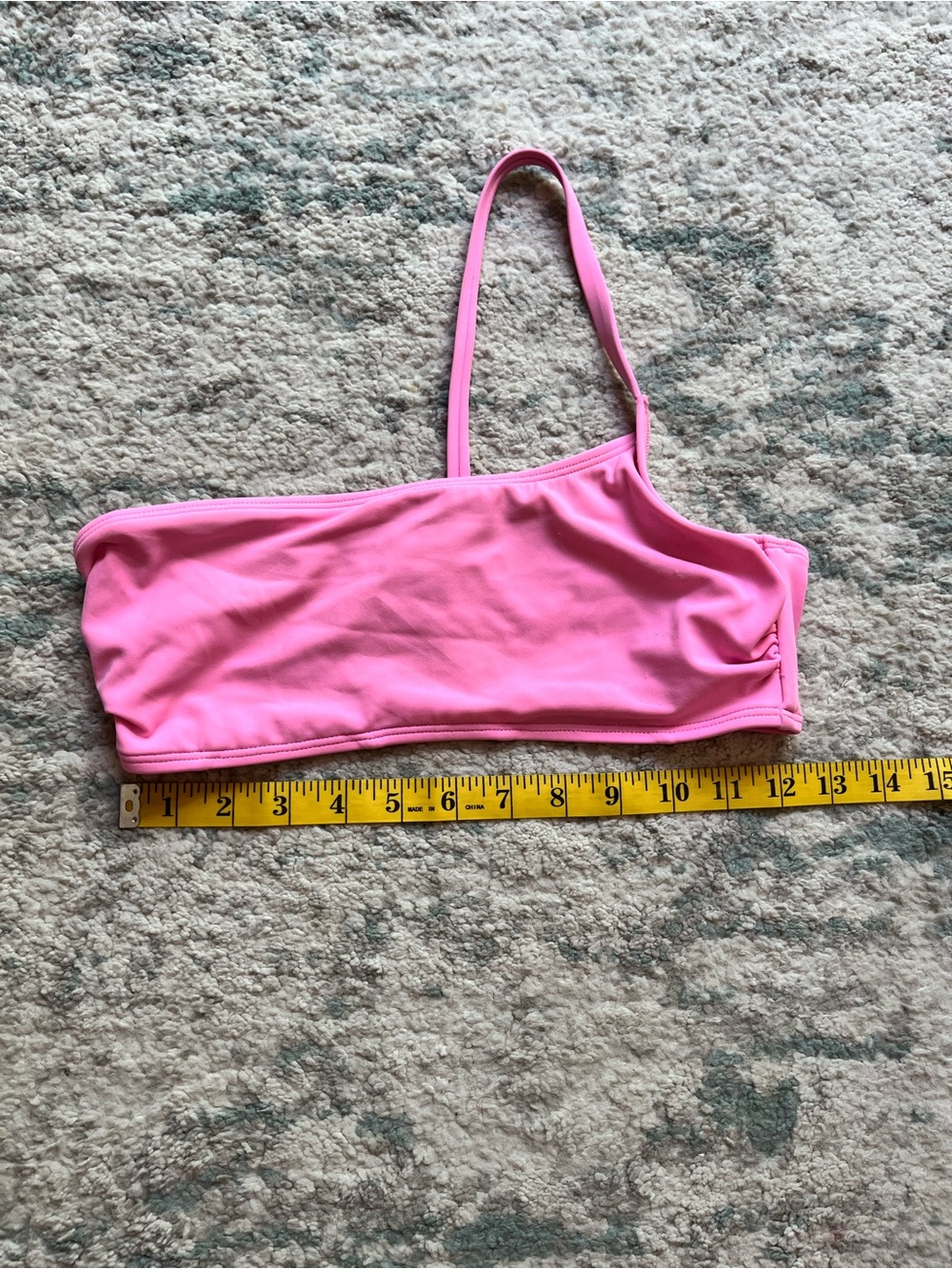 Women's One-Shoulder Bikini Top - Pink
